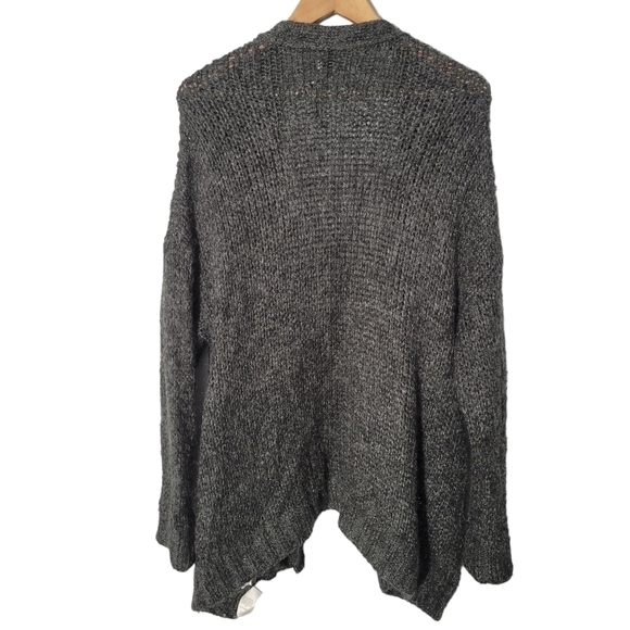 Essentiel Antwerp Charcoal Gray Knit Mohair Blend Cardigan - Picture 2 of 11